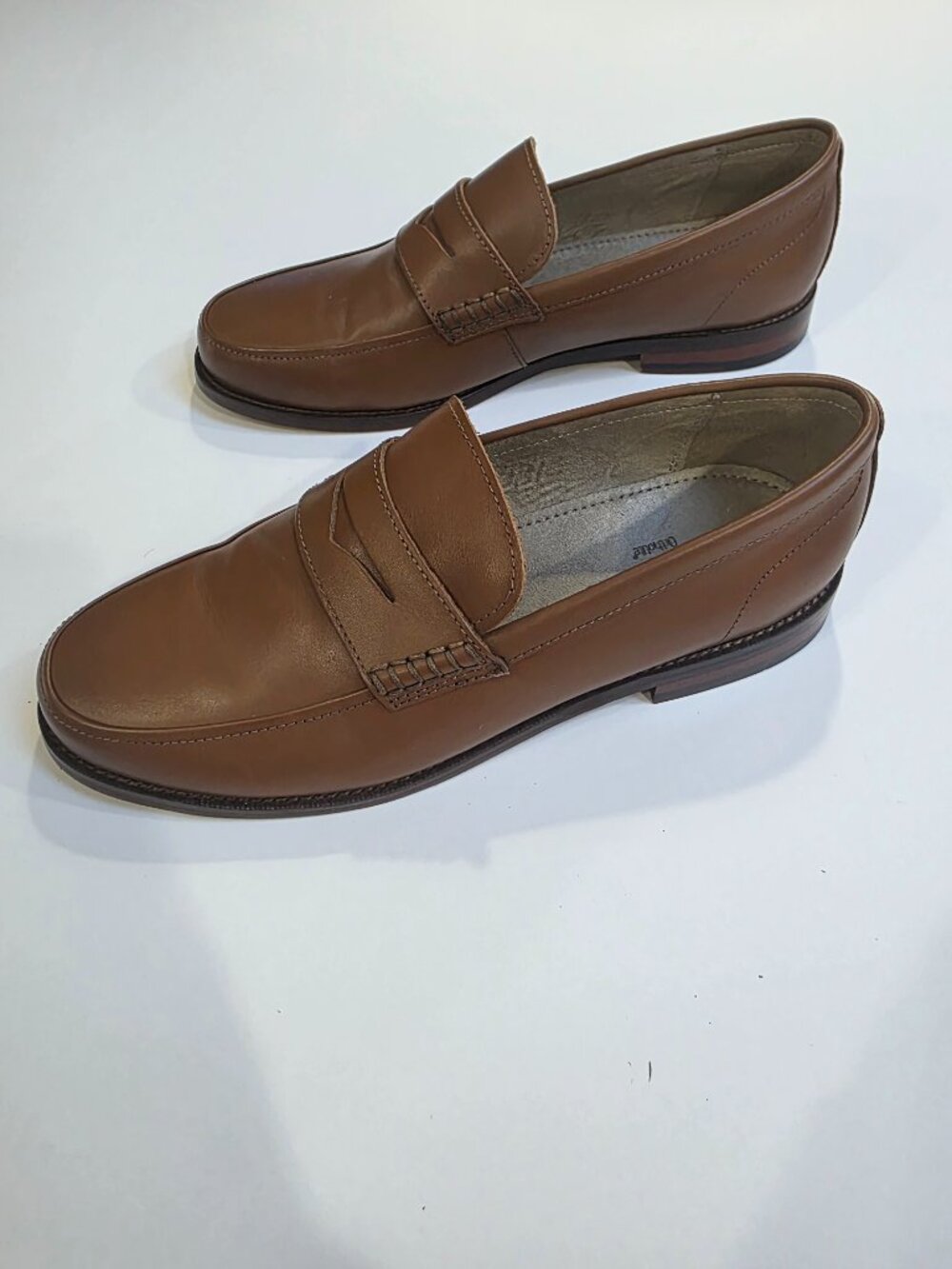 Banana Republic Men’s Brown‎ Leather Loafers Ortholite Size 10.5 - Picture 7 of 7